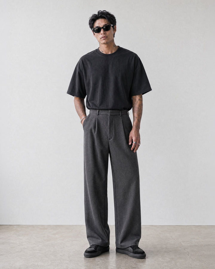 Heringbone Grey