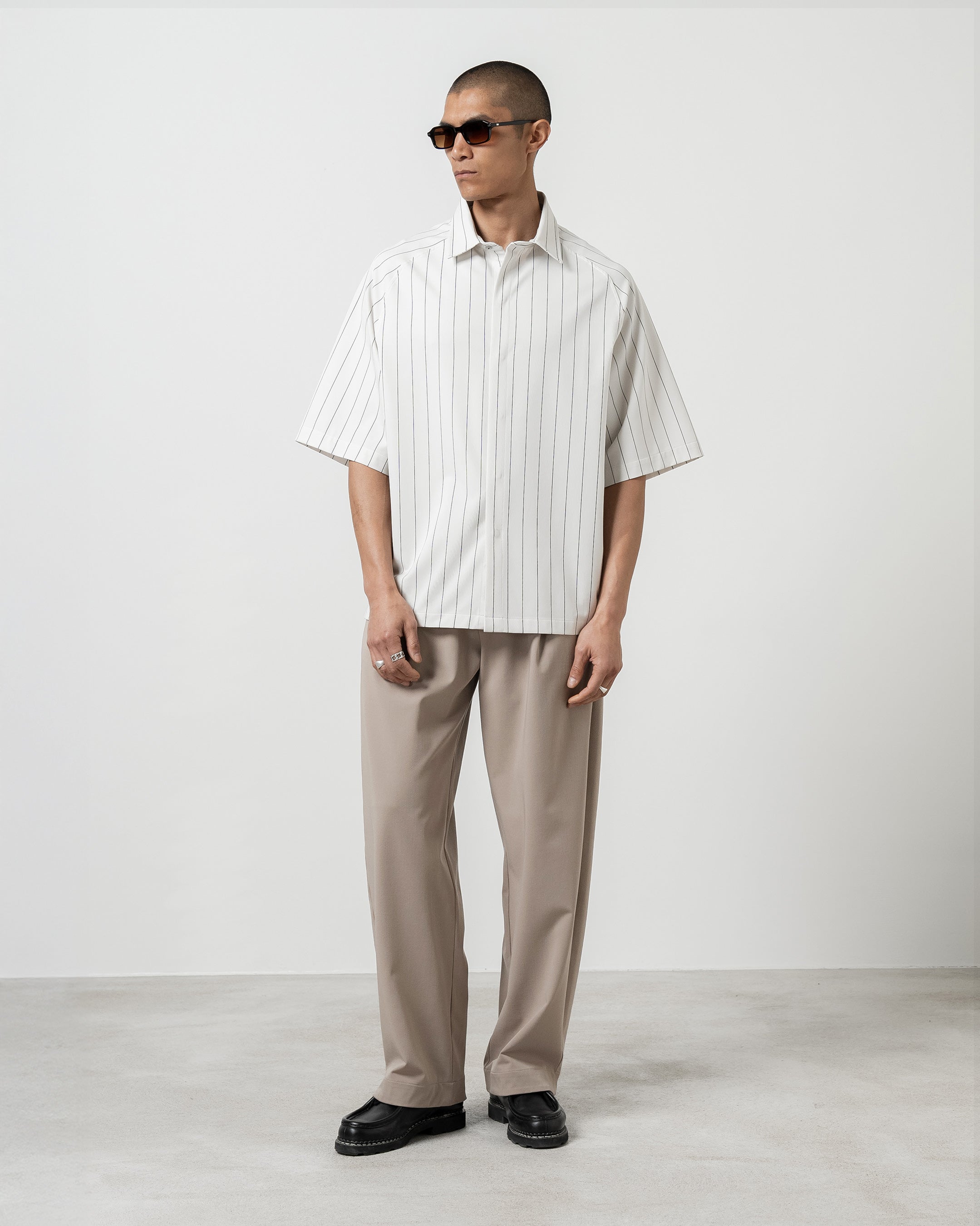 Striped Ecru