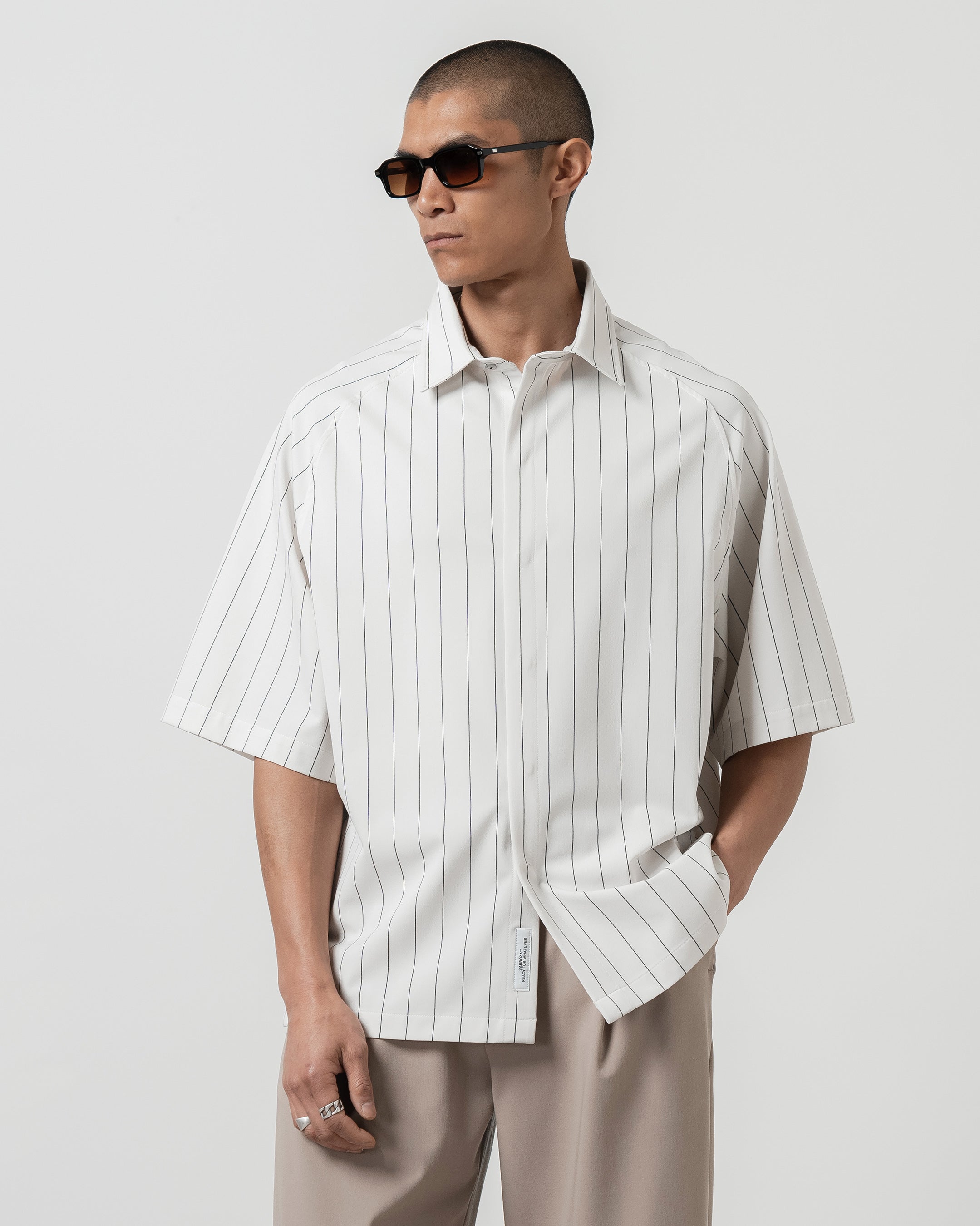 Striped Ecru