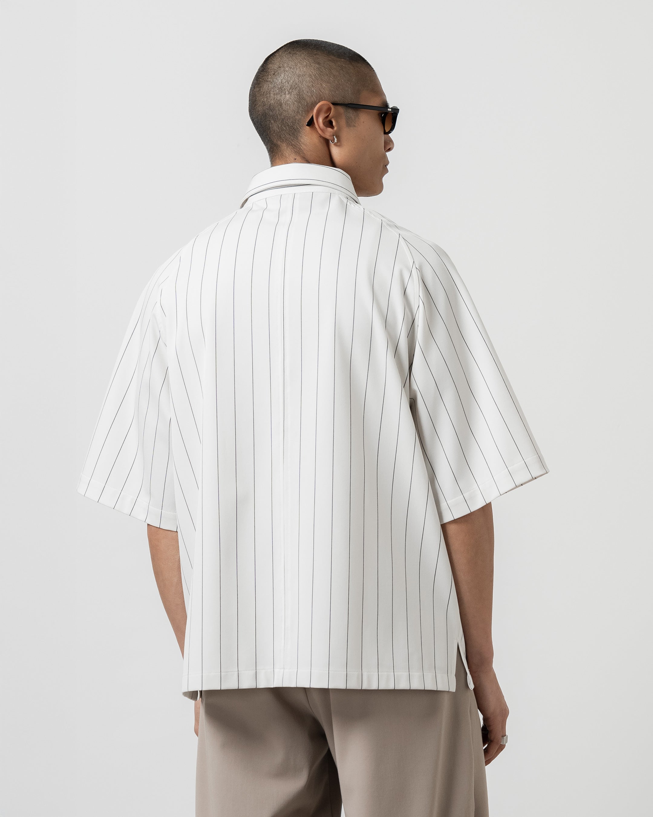 Striped Ecru