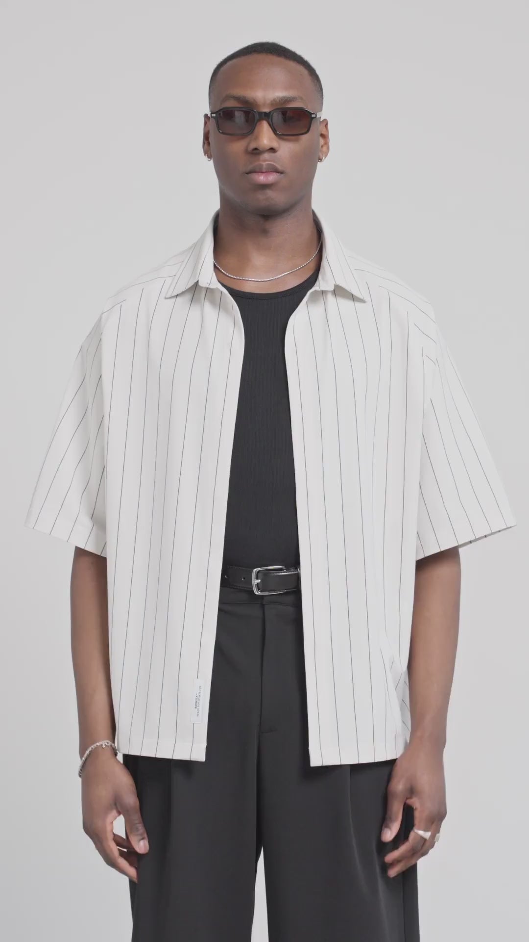 Striped Ecru